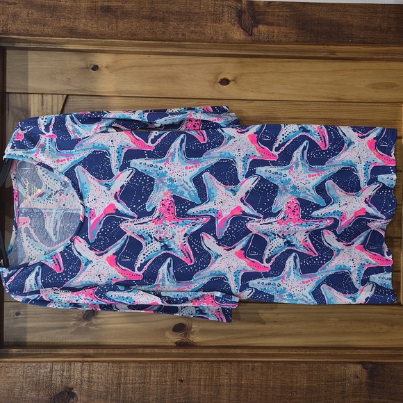 NWT Lilly Pulitzer Beacon Dress  In Sought After Print Star Struck Size Large - Picture 2 of 3